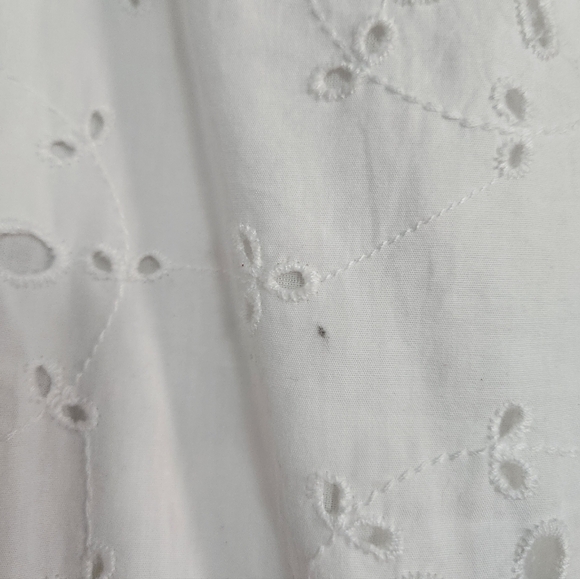 NWT FREE PEOPLE Primavera Eyelet Midi Dress Size S $168 Retail!!FLAW SEE BELOW - Picture 9 of 9